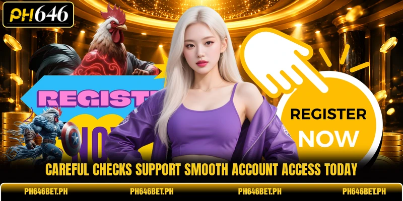 Careful checks support smooth account access today Careful checks support smooth account access today