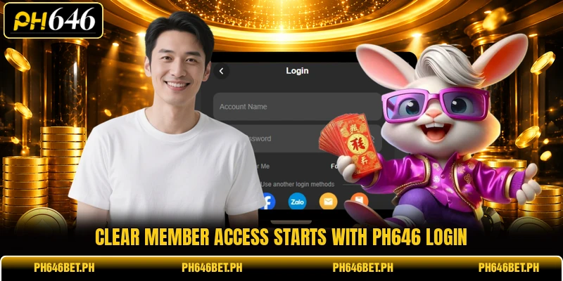 Clear member access starts with PH646 login