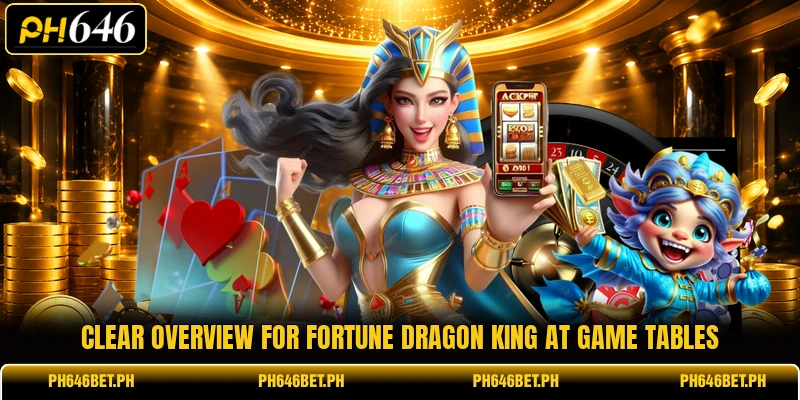 Clear overview for Fortune Dragon King at game tables
