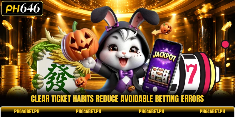 Clear ticket habits reduce avoidable betting errors