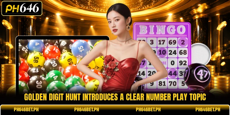 Golden Digit Hunt introduces a clear number play topic