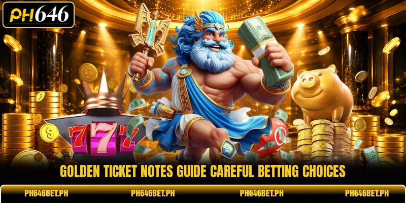 Golden Ticket notes guide careful betting choices