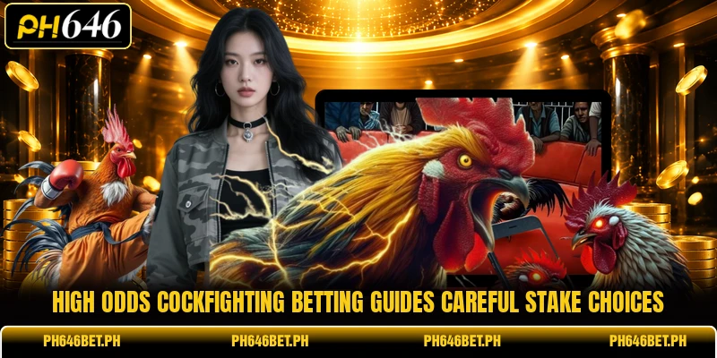 High odds cockfighting betting guides careful stake choices