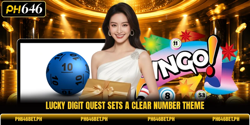 Lucky Digit Quest sets a clear number theme