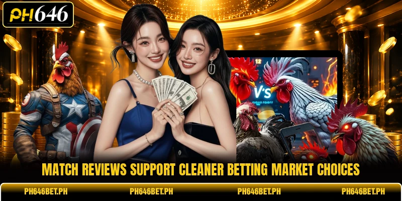 Match reviews support cleaner betting market choices