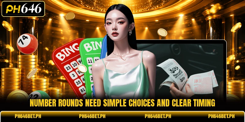 Number rounds need simple choices and clear timing