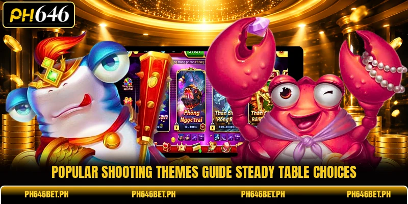 Popular shooting themes guide steady table choices