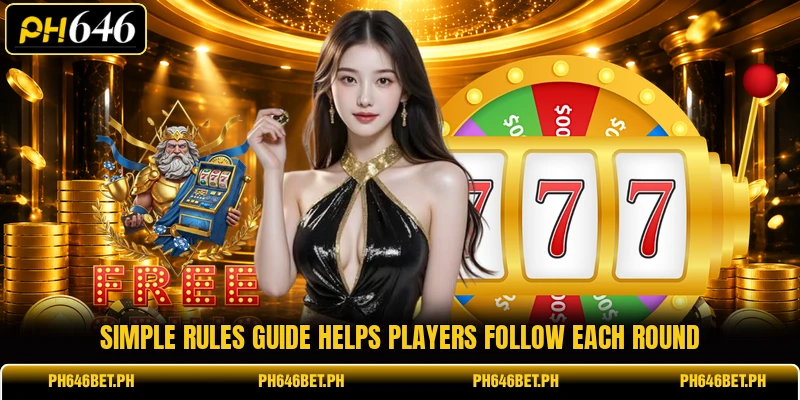 Simple rules guide helps players follow each round
