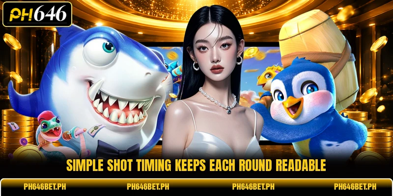 Simple shot timing keeps each round readable